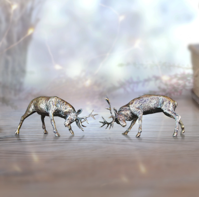 Rutting Stags by Butler and Peach