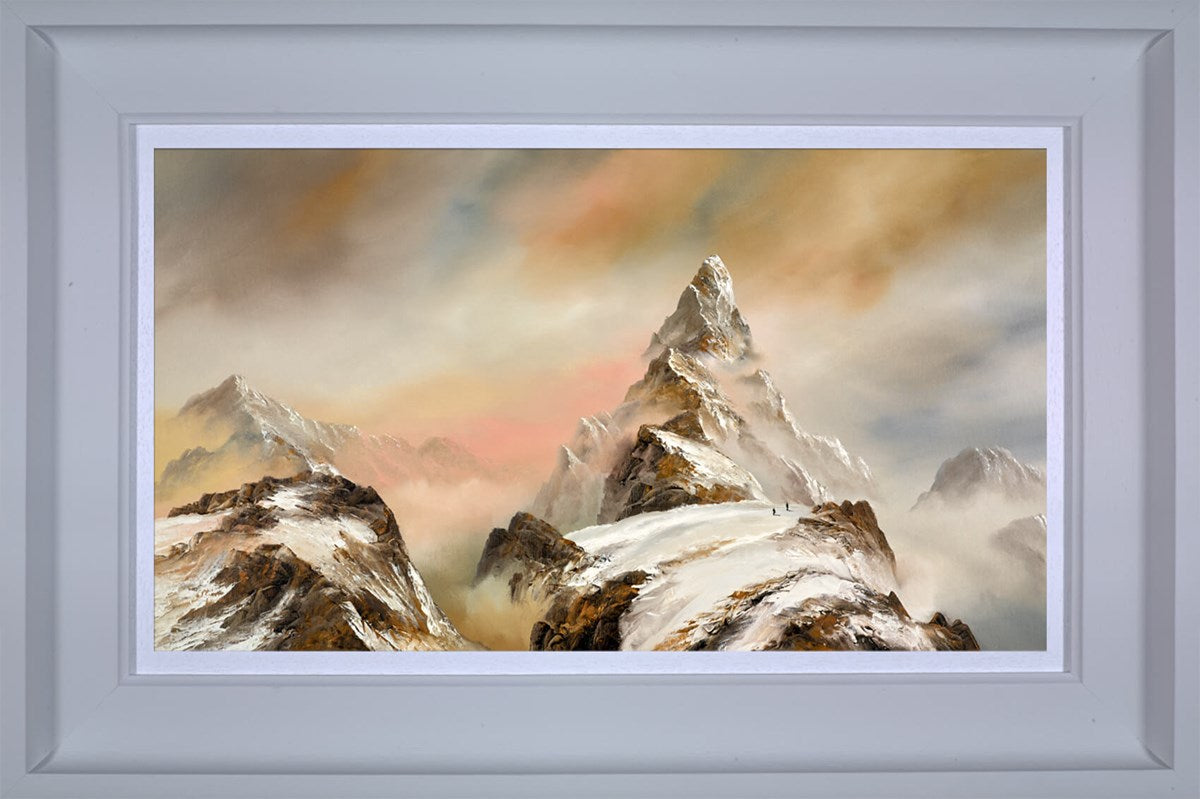 Scaling New Heights limited edition print by Philip Gray
