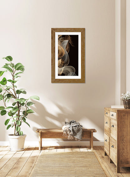 Smokey Lines framed print by PI Studio