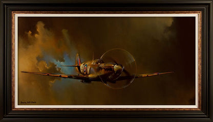 Spitfire framed print by BAF Clarke