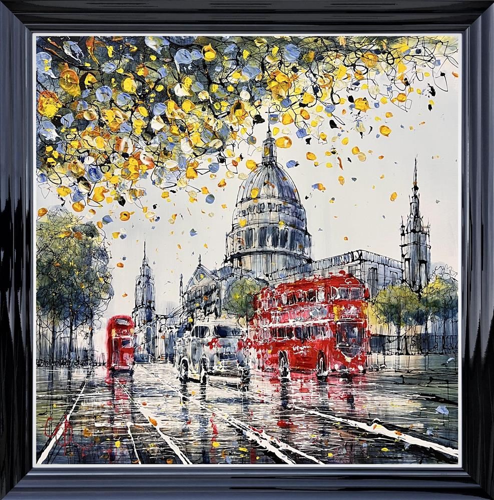 St Paul's Rush Hour framed limited edition by Nigel Cooke