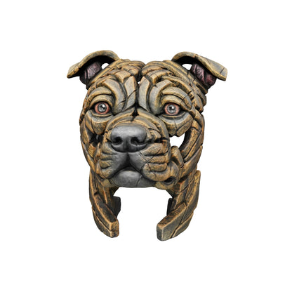 Staffordshire Bull Terrier Bust Brindle