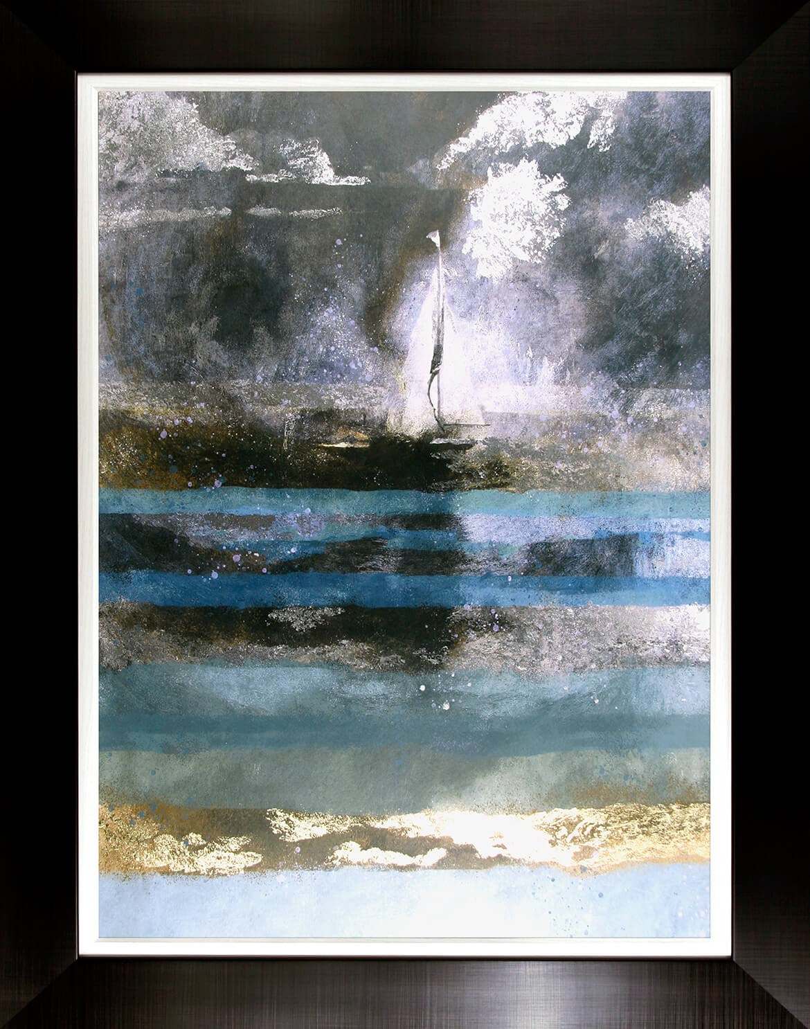 Storm framed print by Marta Wiley