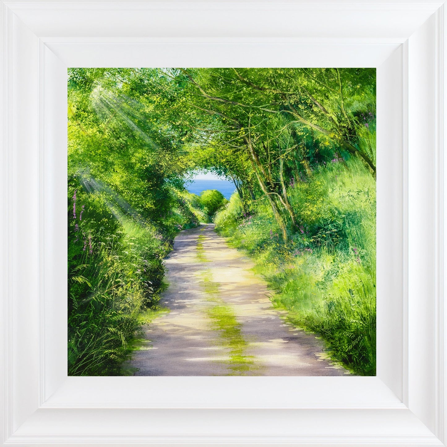 Summer Swathes limited edition framed print by Heather Howe