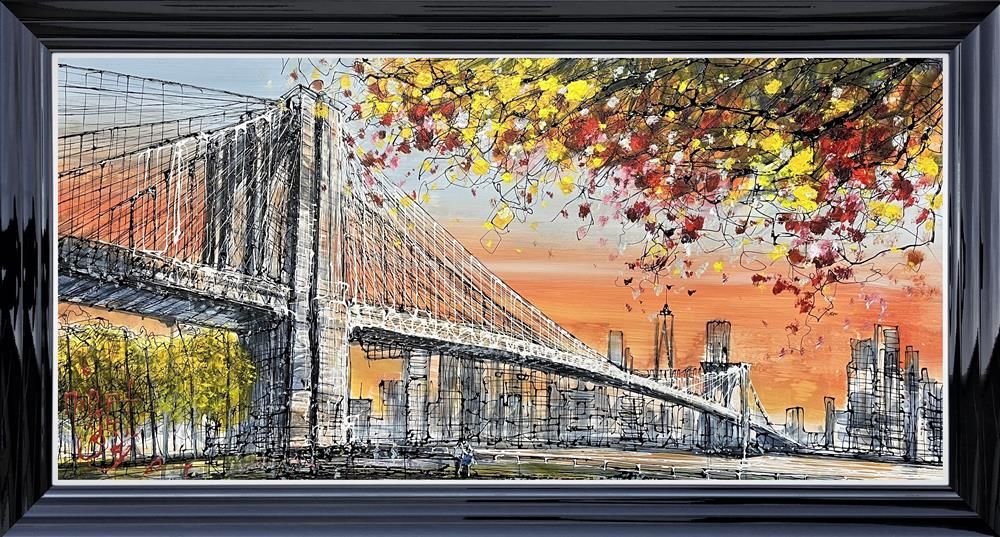 Sunrise Over Manhattan framed limited edition by Nigel Cooke
