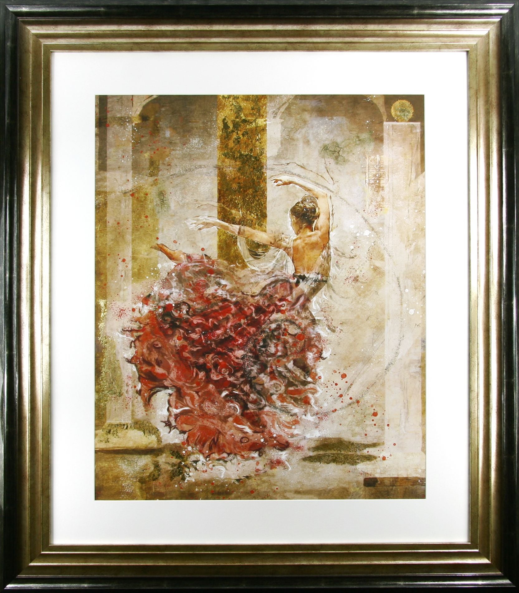Temple Dancer framed print by Marta Wiley