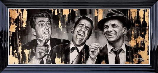 The Rat Pack limited edition canvas print by Ben Jeffery