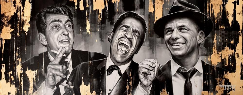 The Rat Pack limited edition canvas print by Ben Jeffery