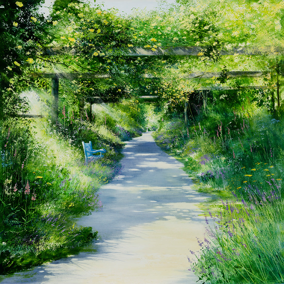 The Rose Walk limited edition print by Heather Howe