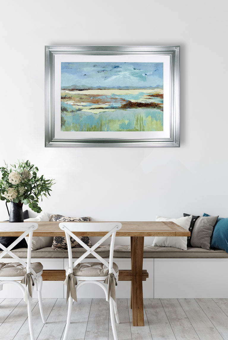 Tidal River framed print by Mary Parker Buckley