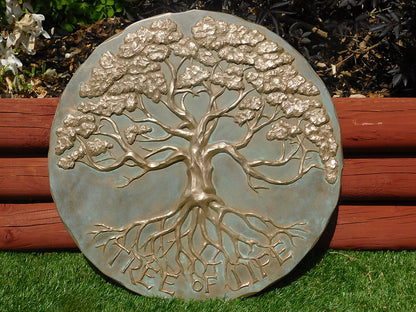 Tree of Life cold cast bronze plaque by Taurus Artworld