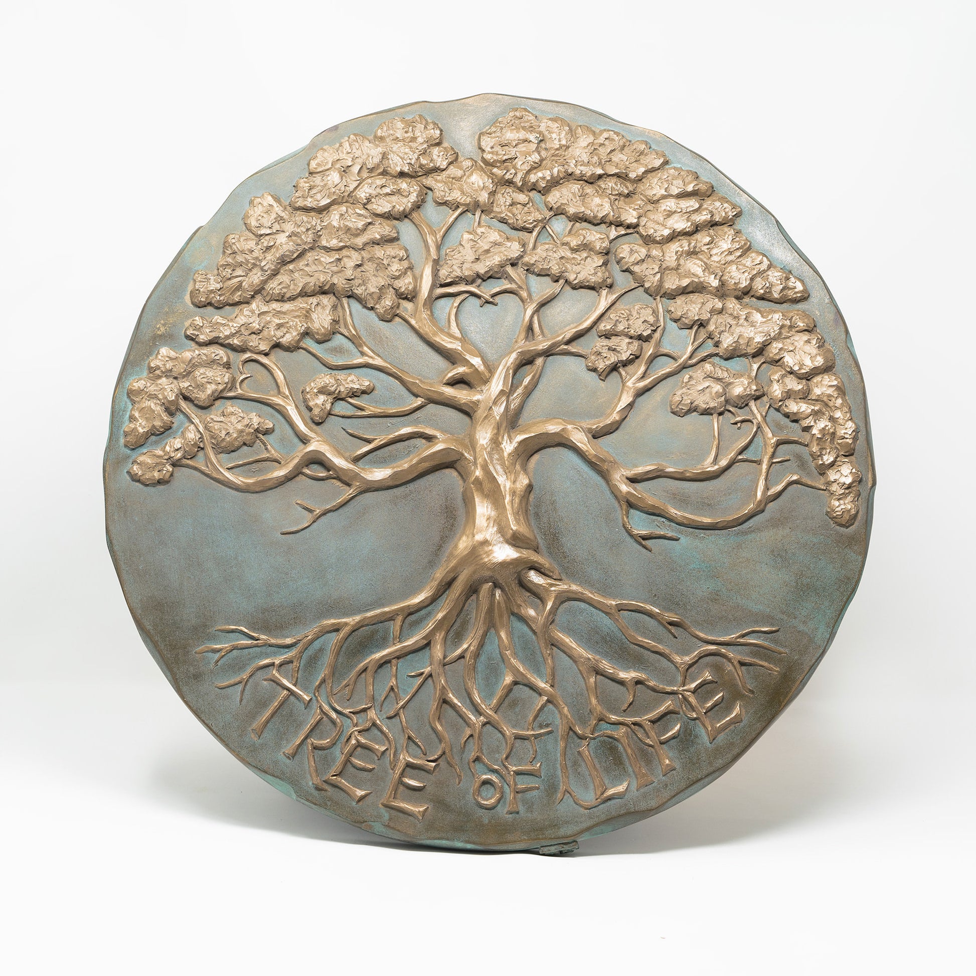 Tree of Life cold cast bronze plaque by Taurus Artworld