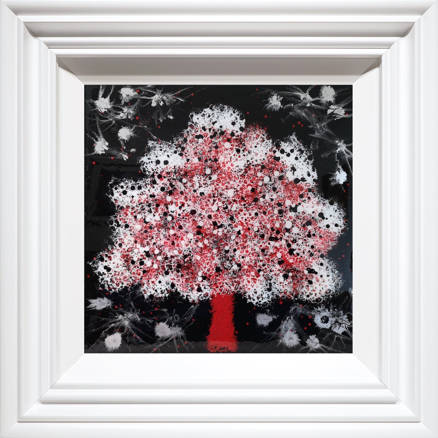 Scarlet Tree original painting by Julie