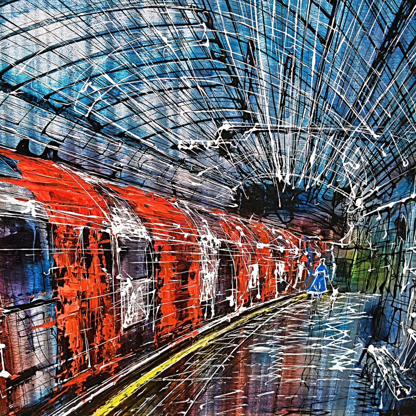Underground Original Painting by Nigel Cooke