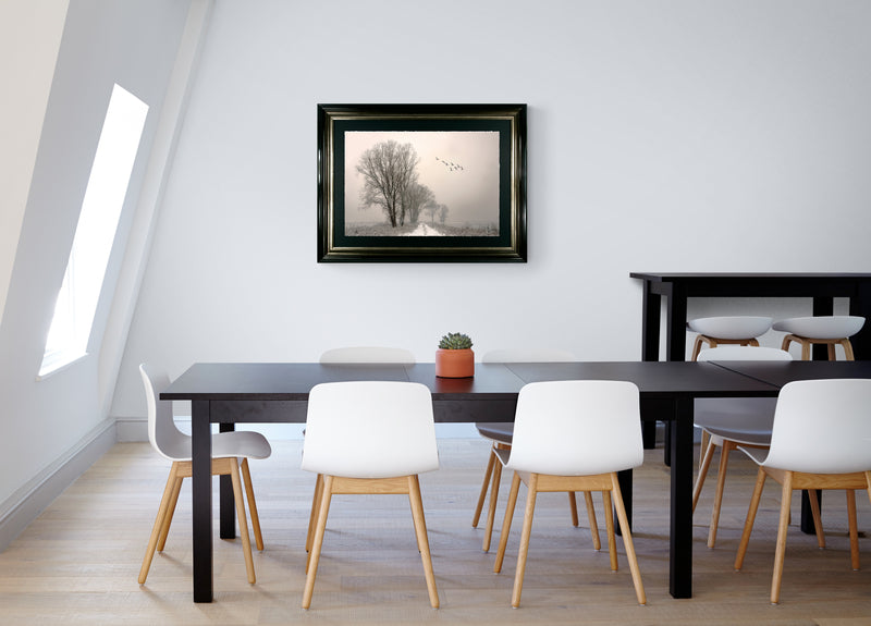 Winter Flight framed print by Urlings