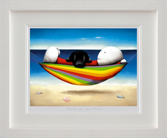 Wish You Were Here limited edition framed print by Doug Hyde