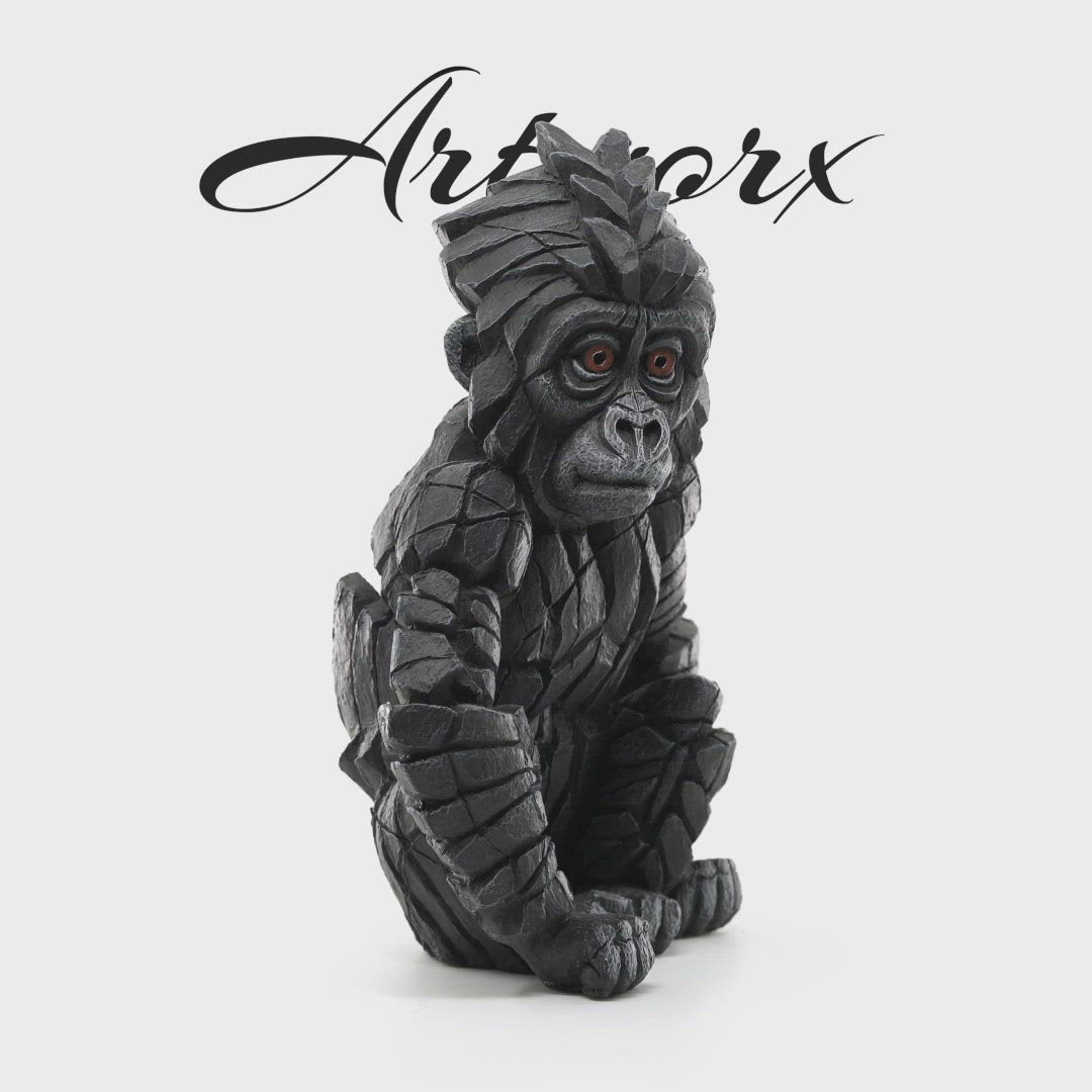 Baby Gorilla from Edge Sculpture by Matt Buckley