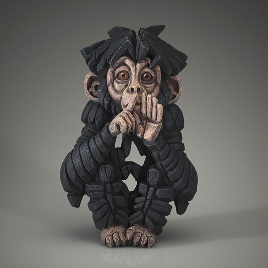 Baby Chimpanzee 'Speak No Evil' by Matt Buckley at Edge Sculpture