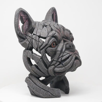 French Bulldog Bust - Blue from Edge Sculpture by Matt Buckley