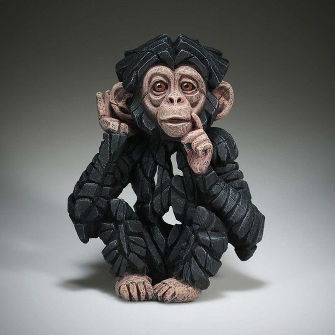 Baby Chimpanzee Hear No Evil by Matt Buckley from Edge Sculpture