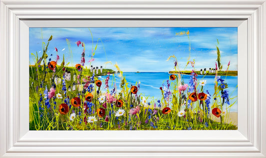 Poppy Cove original painting by Rozanne Bell