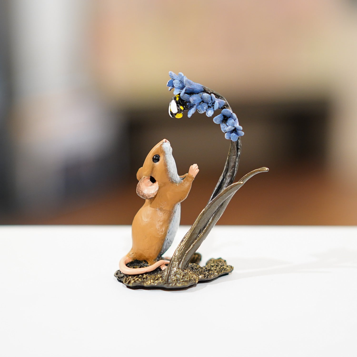 Mouse and Bluebells Michael Simpson Artworx Gallery